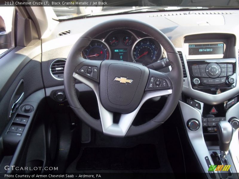 Black Granite Metallic / Jet Black 2013 Chevrolet Cruze LT