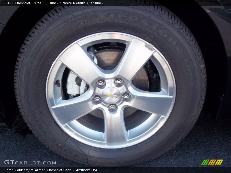 Black Granite Metallic / Jet Black 2013 Chevrolet Cruze LT