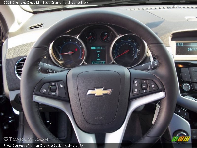 Black Granite Metallic / Jet Black 2013 Chevrolet Cruze LT