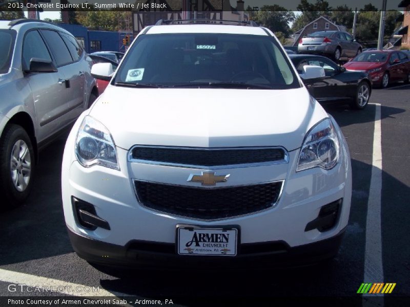 Summit White / Jet Black 2013 Chevrolet Equinox LT