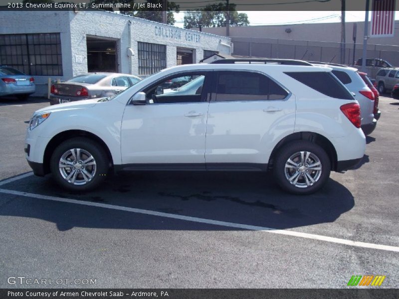 Summit White / Jet Black 2013 Chevrolet Equinox LT