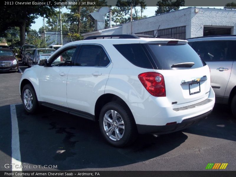Summit White / Jet Black 2013 Chevrolet Equinox LT