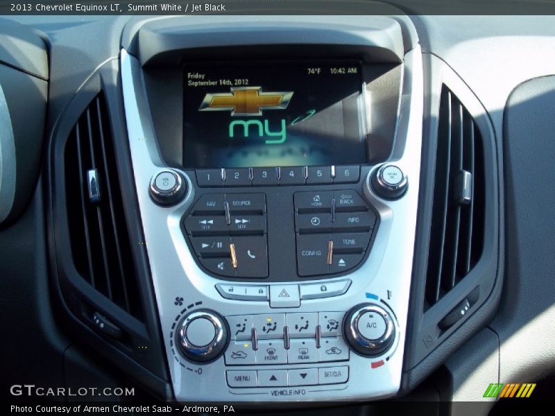 Summit White / Jet Black 2013 Chevrolet Equinox LT