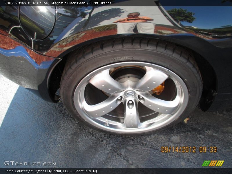 Magnetic Black Pearl / Burnt Orange 2007 Nissan 350Z Coupe