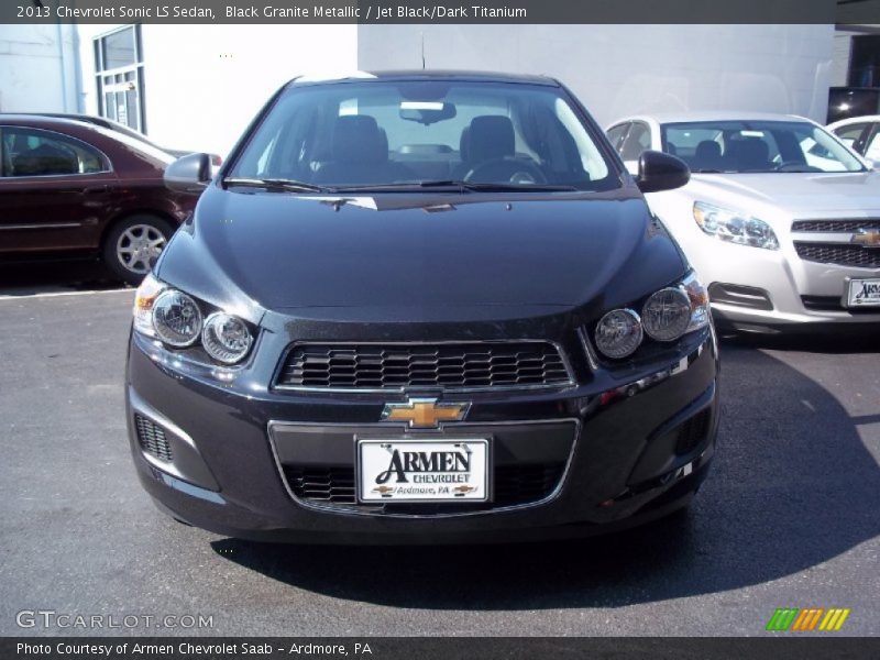 Black Granite Metallic / Jet Black/Dark Titanium 2013 Chevrolet Sonic LS Sedan