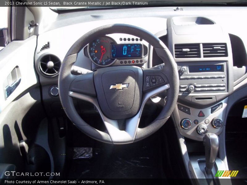 Black Granite Metallic / Jet Black/Dark Titanium 2013 Chevrolet Sonic LS Sedan
