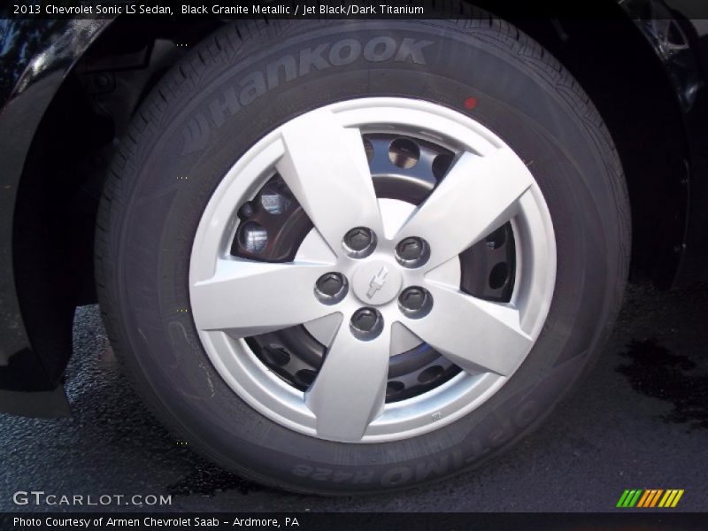 Black Granite Metallic / Jet Black/Dark Titanium 2013 Chevrolet Sonic LS Sedan
