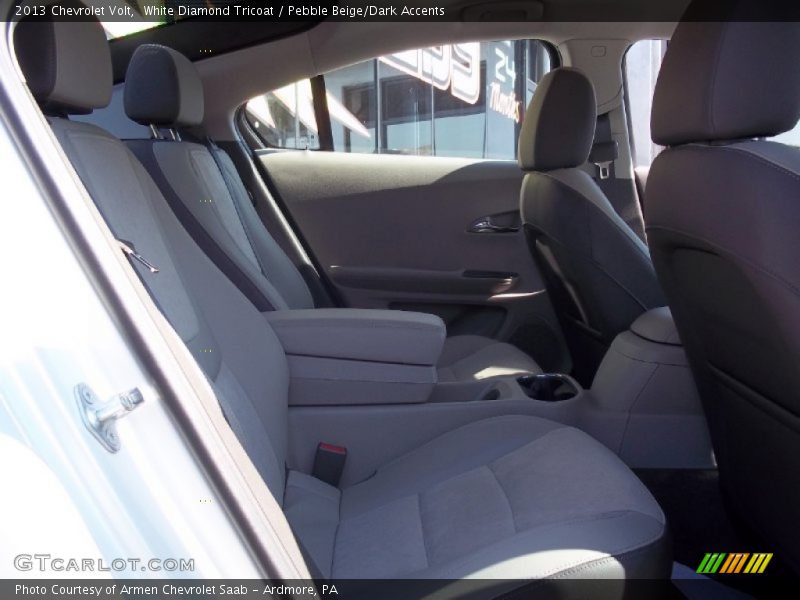 White Diamond Tricoat / Pebble Beige/Dark Accents 2013 Chevrolet Volt