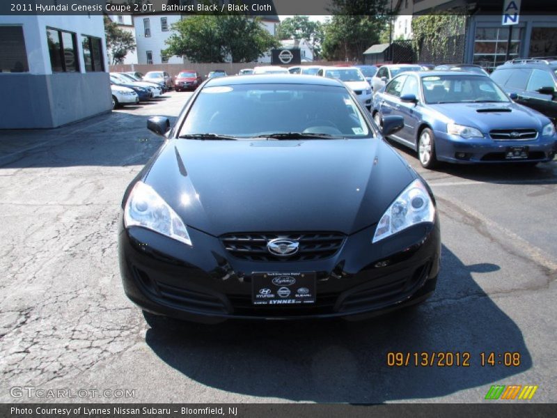 Bathurst Black / Black Cloth 2011 Hyundai Genesis Coupe 2.0T