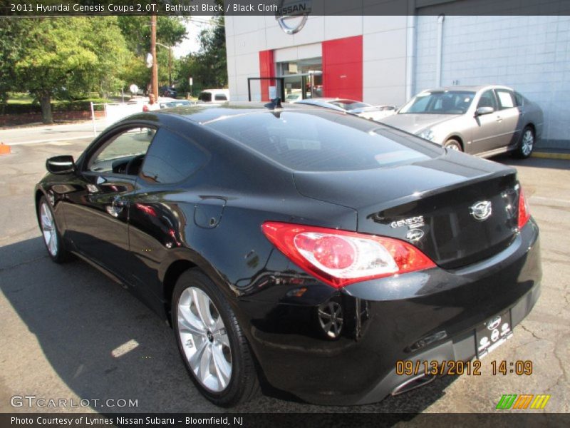 Bathurst Black / Black Cloth 2011 Hyundai Genesis Coupe 2.0T