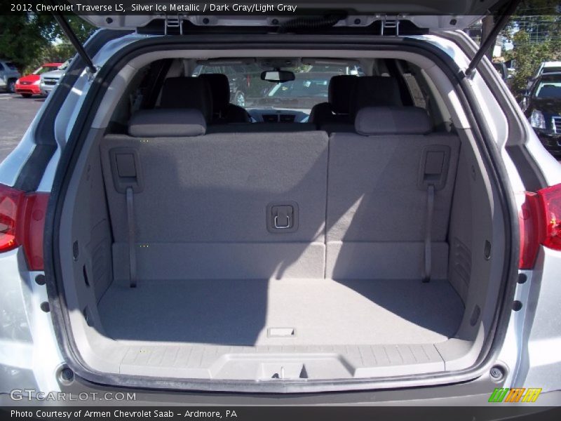 Silver Ice Metallic / Dark Gray/Light Gray 2012 Chevrolet Traverse LS