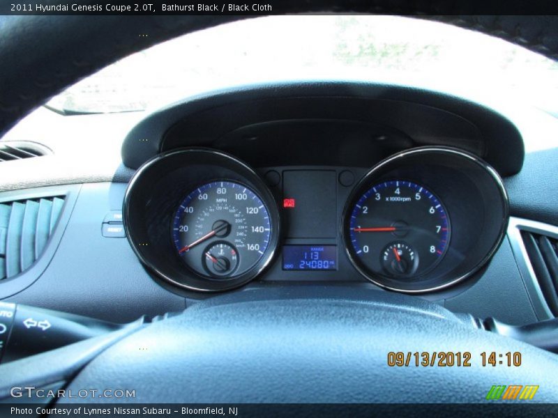 Bathurst Black / Black Cloth 2011 Hyundai Genesis Coupe 2.0T