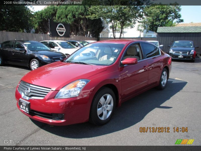 Code Red Metallic / Blond 2008 Nissan Altima 2.5 S