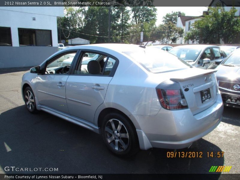 Brilliant Silver Metallic / Charcoal 2012 Nissan Sentra 2.0 SL