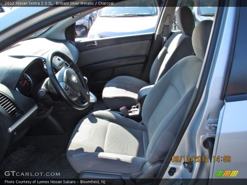 Brilliant Silver Metallic / Charcoal 2012 Nissan Sentra 2.0 SL
