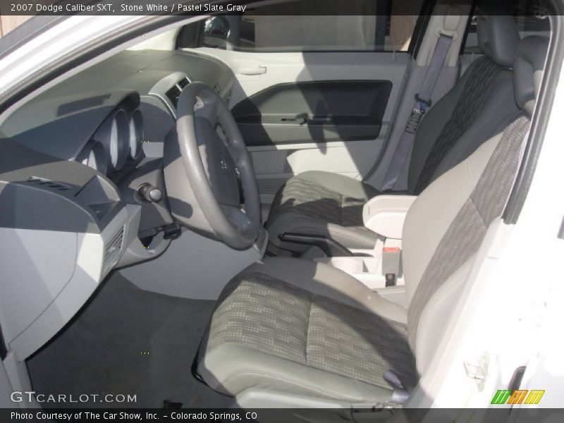 Stone White / Pastel Slate Gray 2007 Dodge Caliber SXT