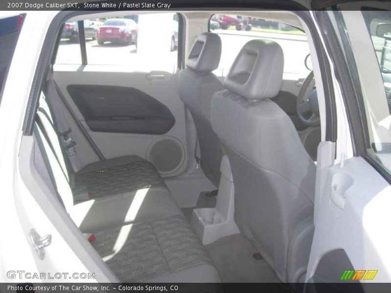 Stone White / Pastel Slate Gray 2007 Dodge Caliber SXT