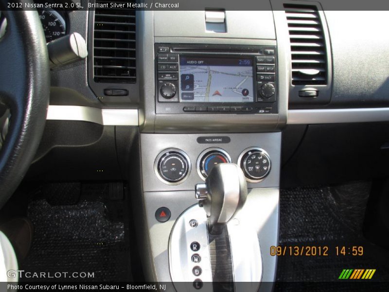 Brilliant Silver Metallic / Charcoal 2012 Nissan Sentra 2.0 SL