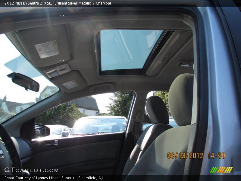 Brilliant Silver Metallic / Charcoal 2012 Nissan Sentra 2.0 SL
