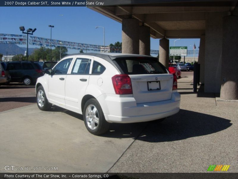 Stone White / Pastel Slate Gray 2007 Dodge Caliber SXT