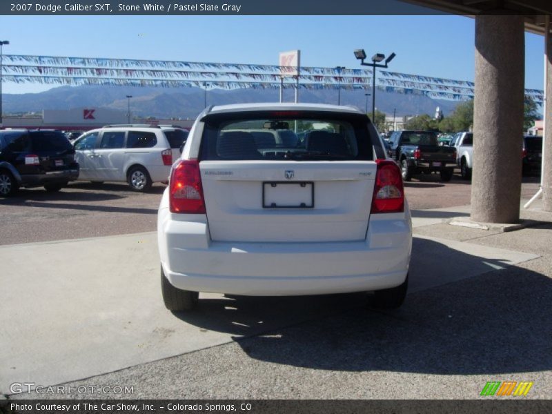 Stone White / Pastel Slate Gray 2007 Dodge Caliber SXT