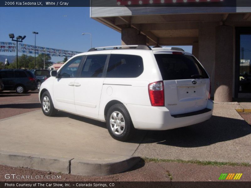 White / Gray 2006 Kia Sedona LX