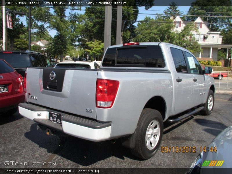 Radiant Silver / Graphite/Titanium 2006 Nissan Titan SE Crew Cab 4x4