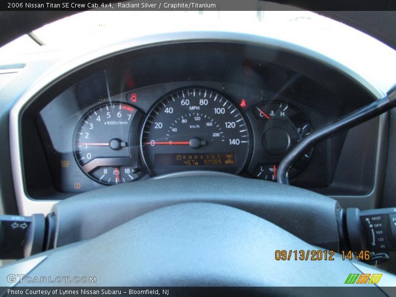 Radiant Silver / Graphite/Titanium 2006 Nissan Titan SE Crew Cab 4x4