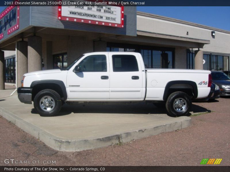 Summit White / Dark Charcoal 2003 Chevrolet Silverado 2500HD LS Crew Cab 4x4