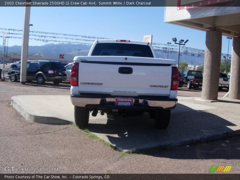 Summit White / Dark Charcoal 2003 Chevrolet Silverado 2500HD LS Crew Cab 4x4