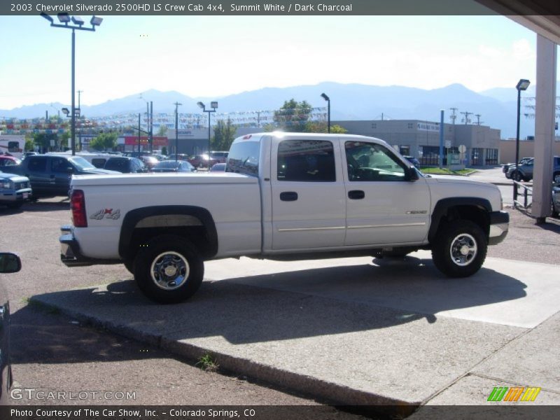 Summit White / Dark Charcoal 2003 Chevrolet Silverado 2500HD LS Crew Cab 4x4