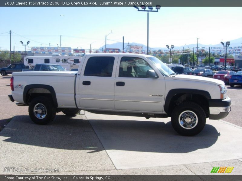 Summit White / Dark Charcoal 2003 Chevrolet Silverado 2500HD LS Crew Cab 4x4