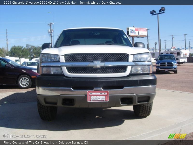Summit White / Dark Charcoal 2003 Chevrolet Silverado 2500HD LS Crew Cab 4x4