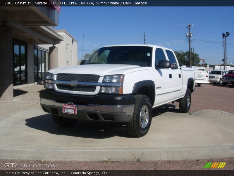 Summit White / Dark Charcoal 2003 Chevrolet Silverado 2500HD LS Crew Cab 4x4