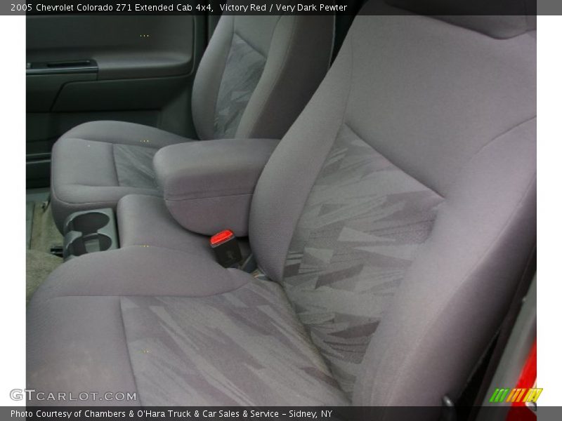 Victory Red / Very Dark Pewter 2005 Chevrolet Colorado Z71 Extended Cab 4x4