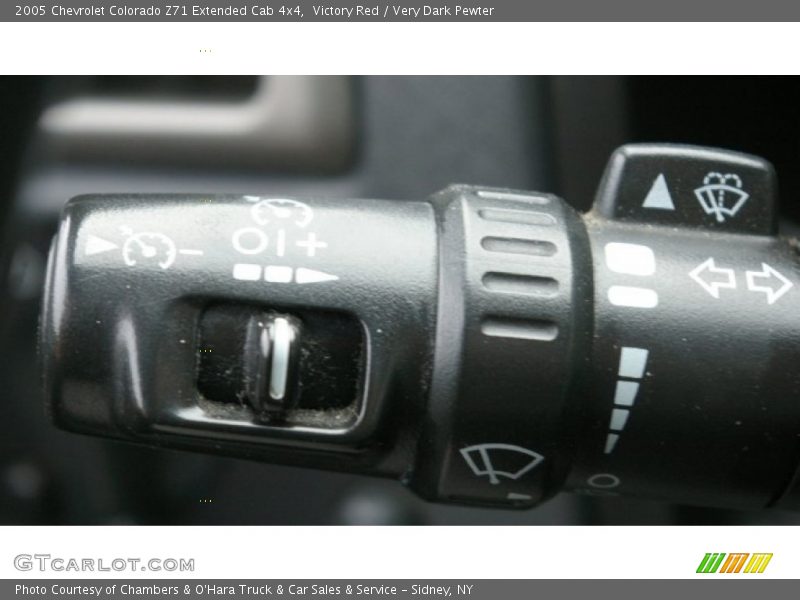 Victory Red / Very Dark Pewter 2005 Chevrolet Colorado Z71 Extended Cab 4x4