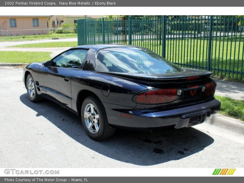 Navy Blue Metallic / Ebony Black 2002 Pontiac Firebird Coupe
