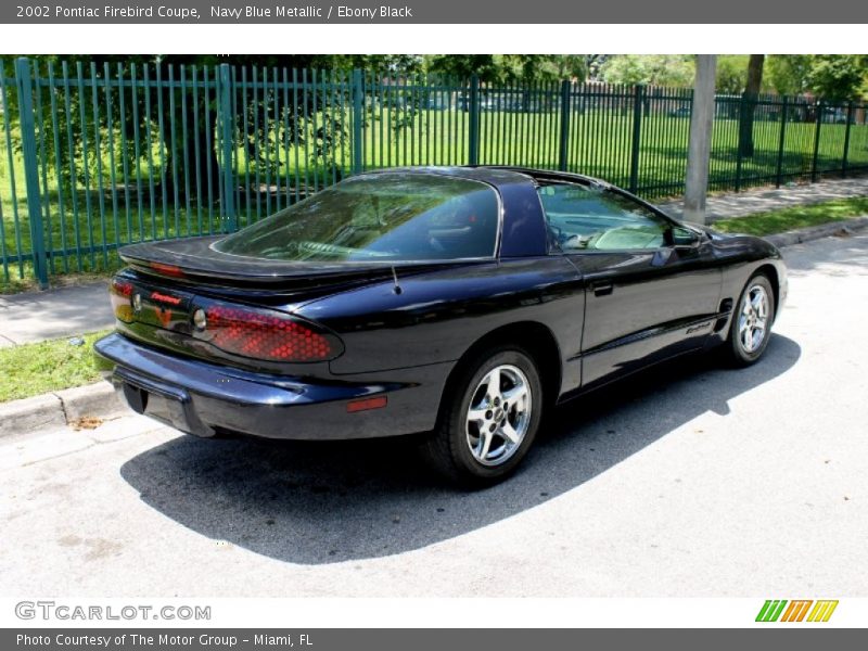 Navy Blue Metallic / Ebony Black 2002 Pontiac Firebird Coupe