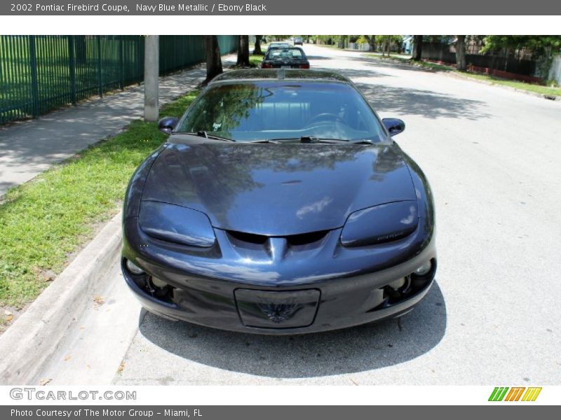 Navy Blue Metallic / Ebony Black 2002 Pontiac Firebird Coupe