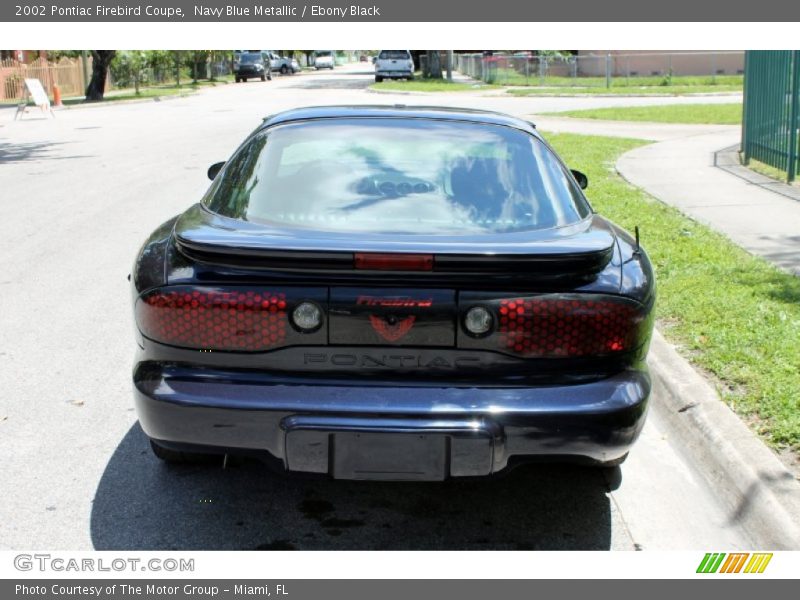 Navy Blue Metallic / Ebony Black 2002 Pontiac Firebird Coupe
