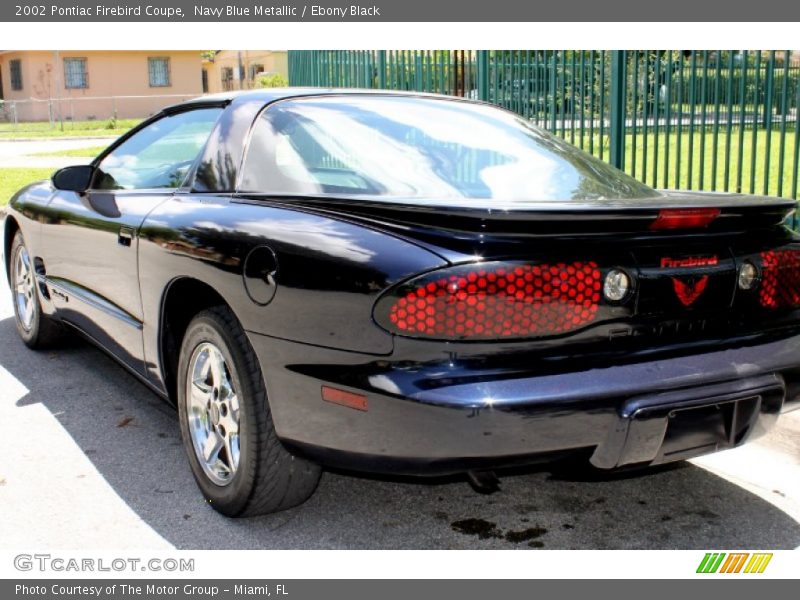 Navy Blue Metallic / Ebony Black 2002 Pontiac Firebird Coupe