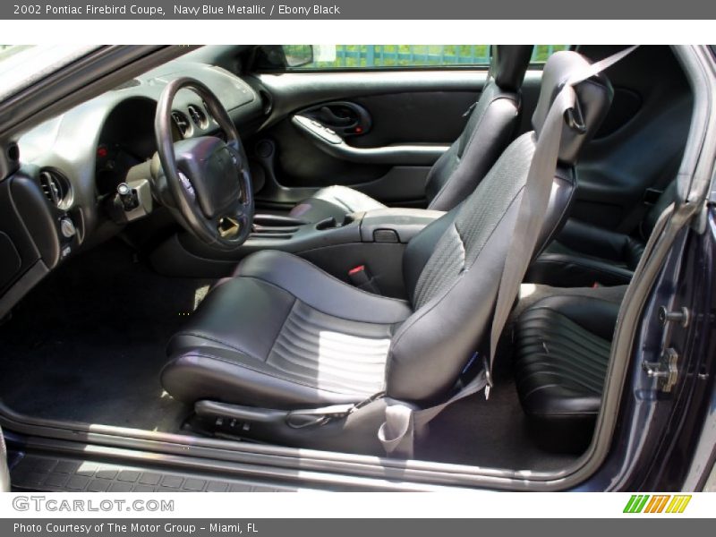 Navy Blue Metallic / Ebony Black 2002 Pontiac Firebird Coupe
