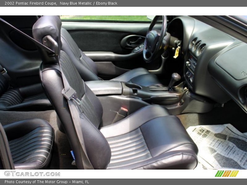 Navy Blue Metallic / Ebony Black 2002 Pontiac Firebird Coupe