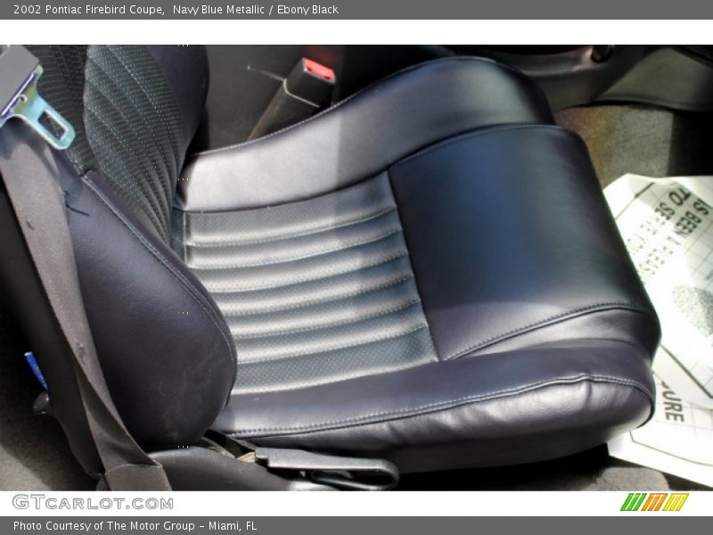 Navy Blue Metallic / Ebony Black 2002 Pontiac Firebird Coupe