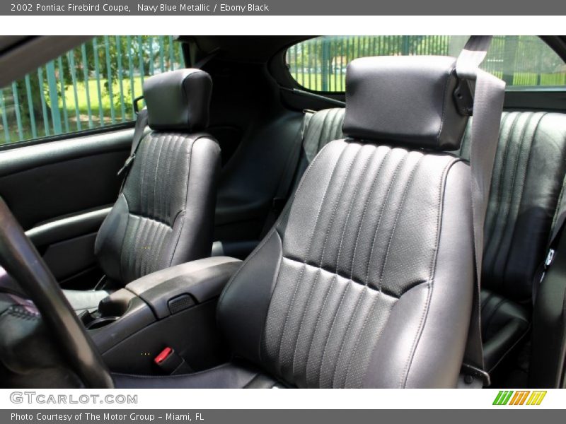Navy Blue Metallic / Ebony Black 2002 Pontiac Firebird Coupe