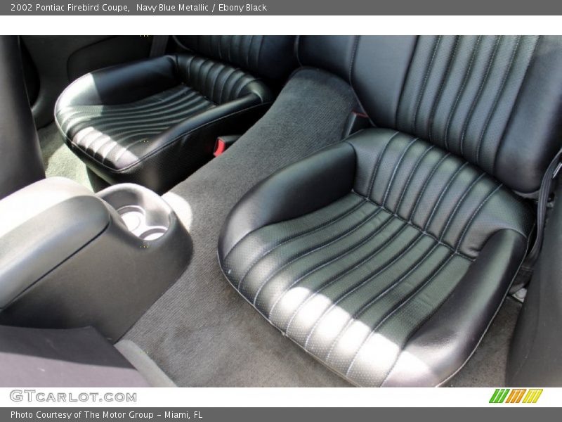 Rear Seat of 2002 Firebird Coupe