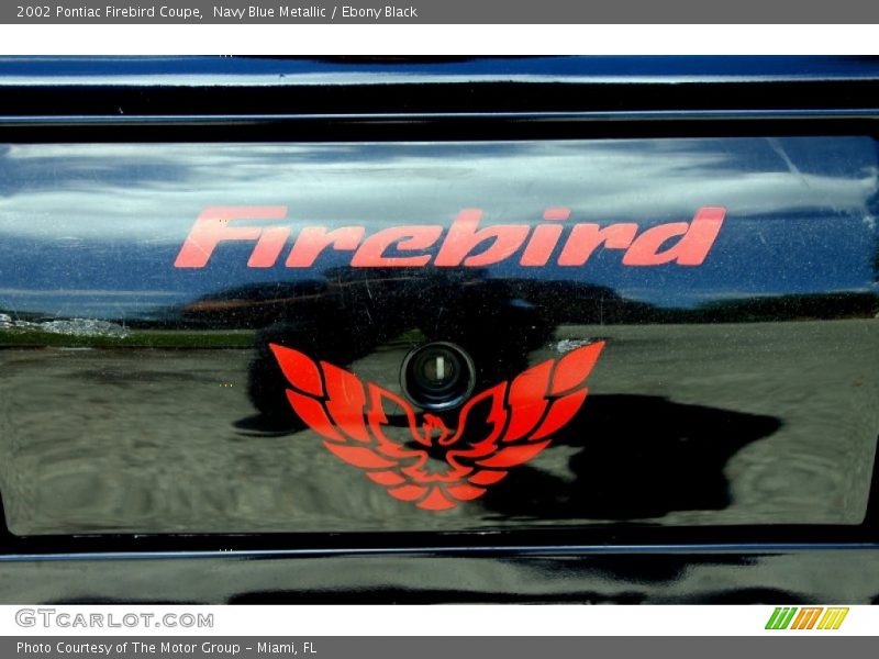 Navy Blue Metallic / Ebony Black 2002 Pontiac Firebird Coupe