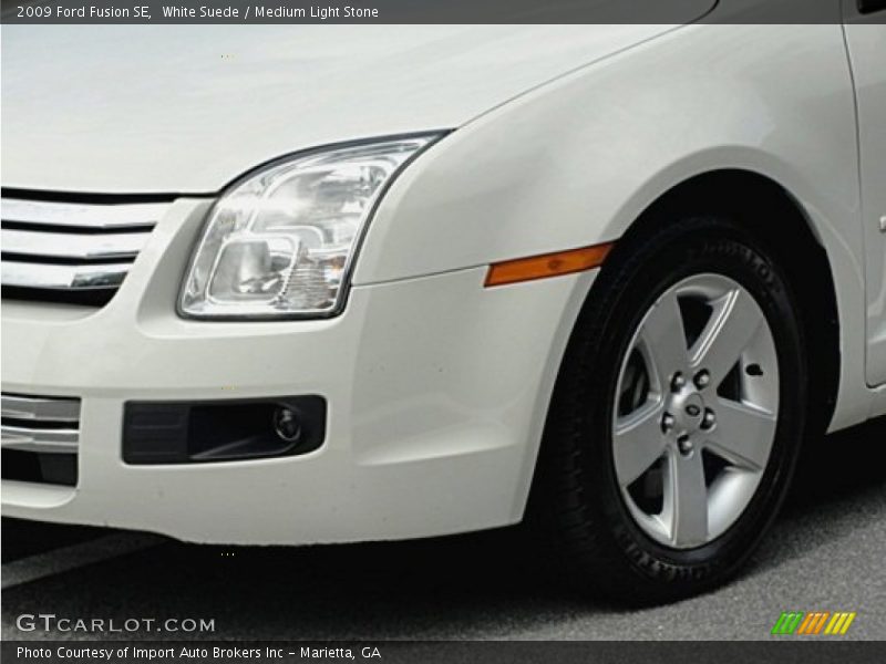 White Suede / Medium Light Stone 2009 Ford Fusion SE
