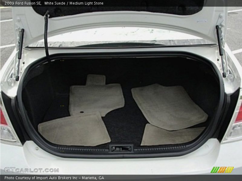 White Suede / Medium Light Stone 2009 Ford Fusion SE