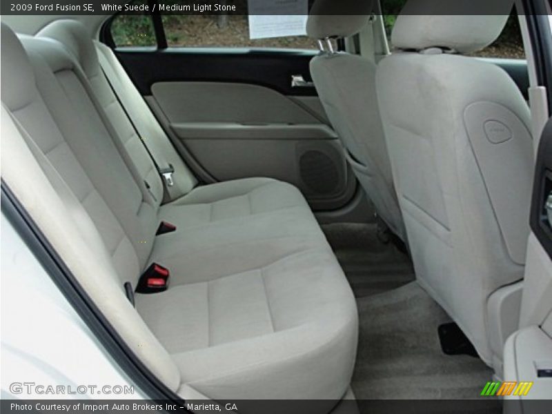 White Suede / Medium Light Stone 2009 Ford Fusion SE